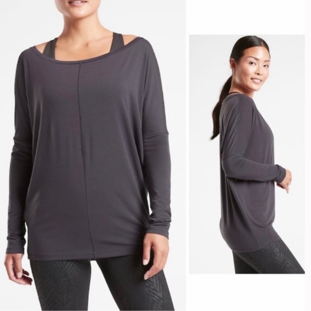 ATHLETA Essence Flow Top Long Sleeve M - Picture 4 of 9
